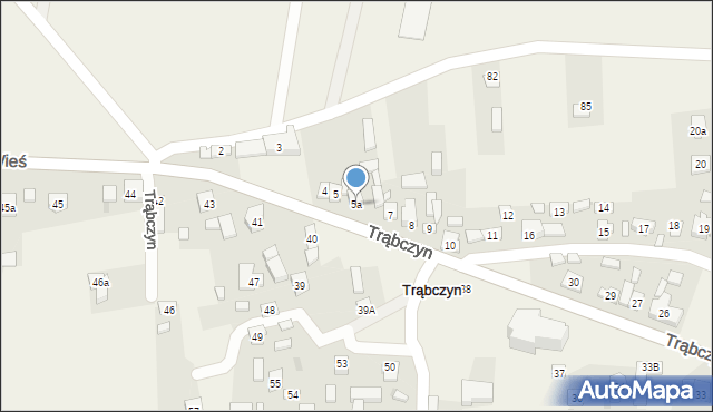 Trąbczyn, Trąbczyn, 5a, mapa Trąbczyn