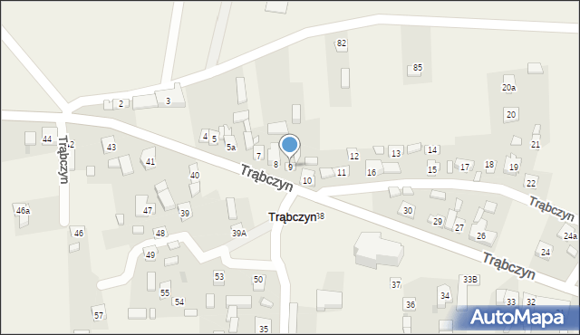 Trąbczyn, Trąbczyn, 9, mapa Trąbczyn