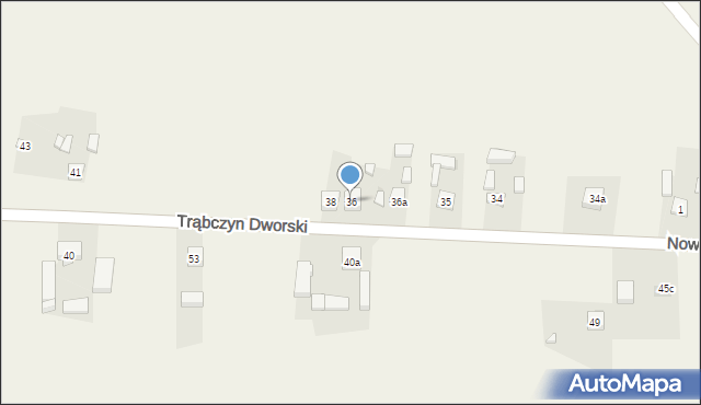 Trąbczyn Dworski, Trąbczyn Dworski, 36, mapa Trąbczyn Dworski