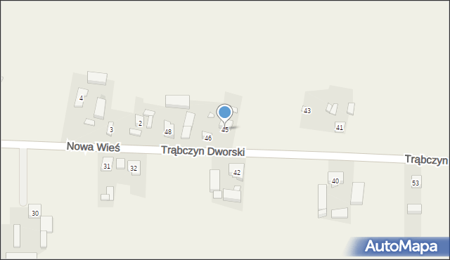 Trąbczyn Dworski, Trąbczyn Dworski, 45, mapa Trąbczyn Dworski