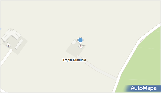 Trąbin-Rumunki, Trąbin-Rumunki, 1, mapa Trąbin-Rumunki