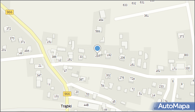 Trąbki, Trąbki, 210, mapa Trąbki