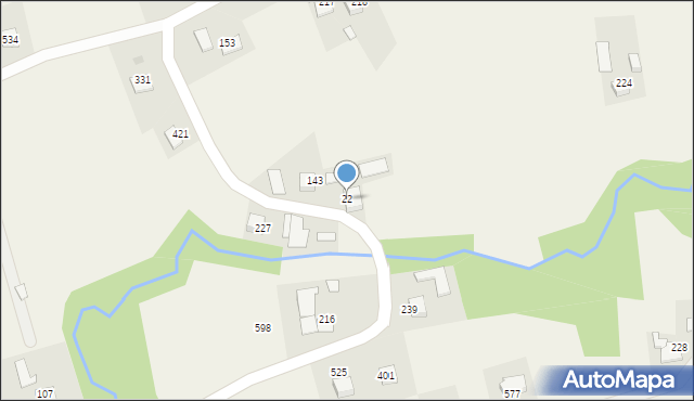 Trąbki, Trąbki, 22, mapa Trąbki