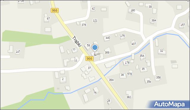 Trąbki, Trąbki, 34, mapa Trąbki