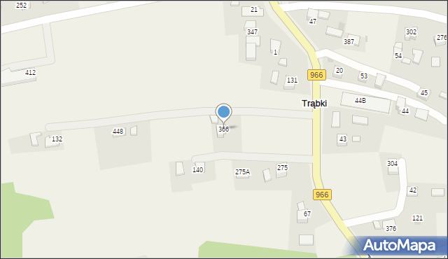 Trąbki, Trąbki, 366, mapa Trąbki