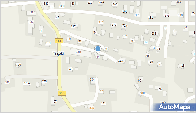 Trąbki, Trąbki, 44, mapa Trąbki