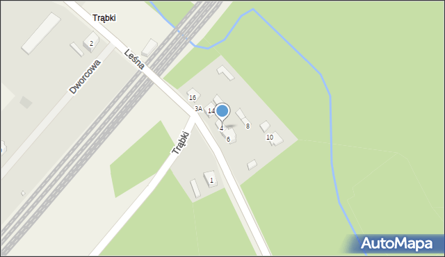 Trąbki, Trąbki, 2d, mapa Trąbki