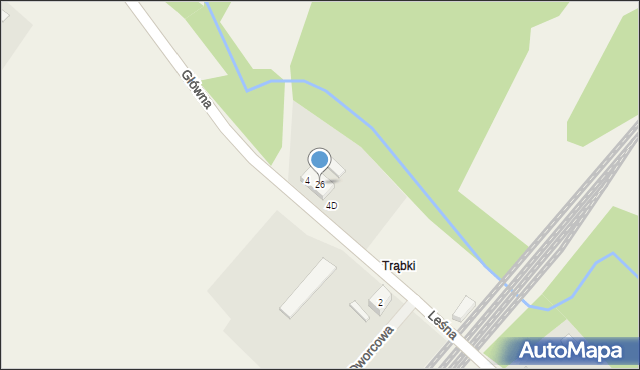 Trąbki, Trąbki, 4a, mapa Trąbki