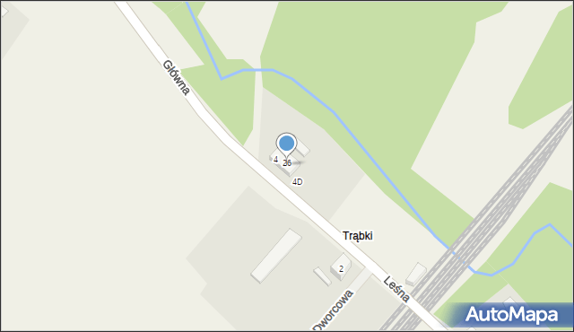 Trąbki, Trąbki, 4b, mapa Trąbki