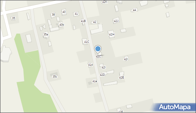 Trablice, Trablice, 42C, mapa Trablice