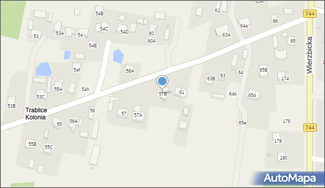Trablice, Trablice, 59, mapa Trablice