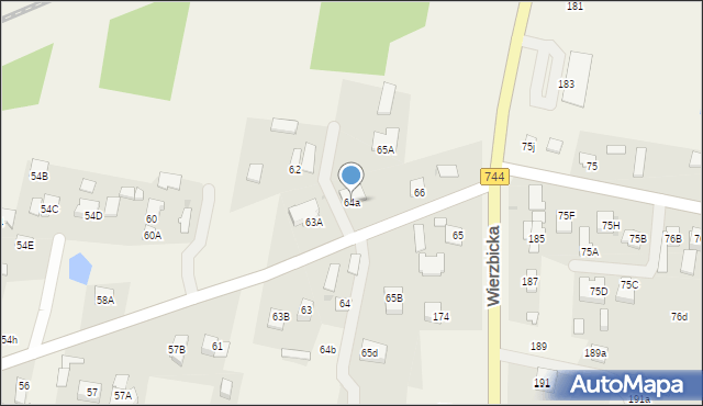 Trablice, Trablice, 64a, mapa Trablice