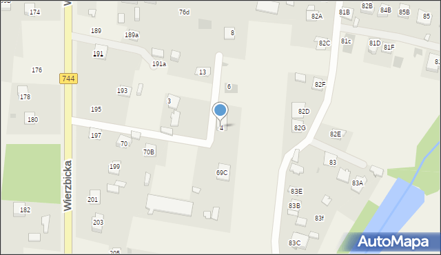 Trablice, Trablice, 69E, mapa Trablice