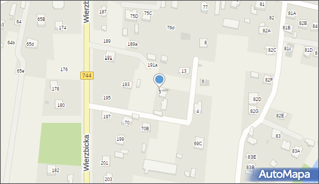 Trablice, Trablice, 71, mapa Trablice