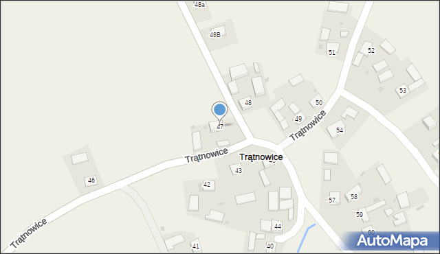 Trątnowice, Trątnowice, 47, mapa Trątnowice