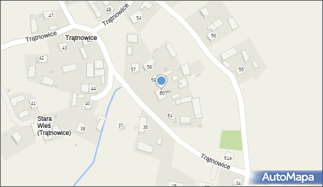 Trątnowice, Trątnowice, 60, mapa Trątnowice