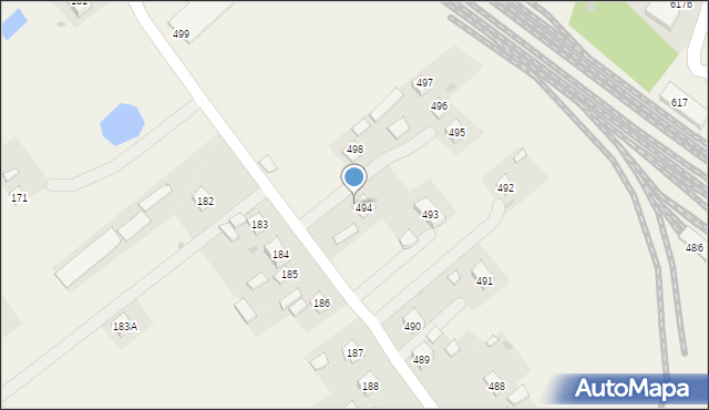 Trawniki, Trawniki, 494a, mapa Trawniki