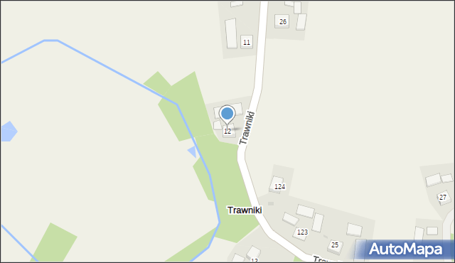 Trawniki, Trawniki, 12, mapa Trawniki