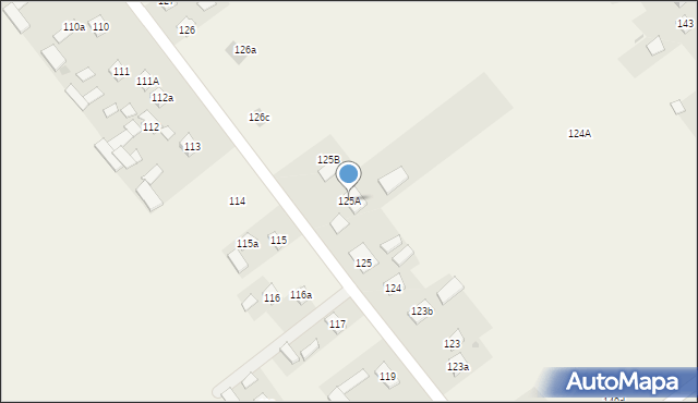 Trawniki-Kolonia, Trawniki-Kolonia, 125A, mapa Trawniki-Kolonia