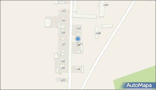 Trębaczew, Trębaczew, 108, mapa Trębaczew