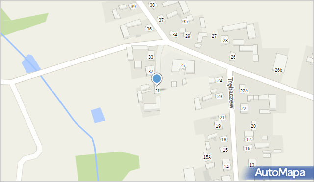 Trębaczew, Trębaczew, 31, mapa Trębaczew