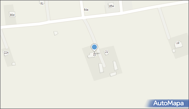 Trębaczów, Trębaczów, 22, mapa Trębaczów
