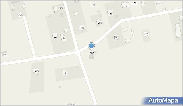 Trębaczów, Trębaczów, 66a, mapa Trębaczów