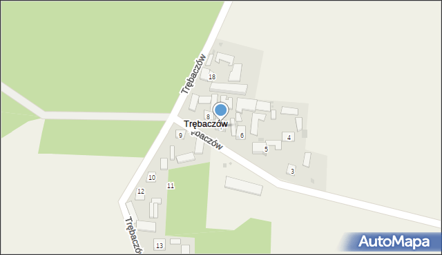 Trębaczów, Trębaczów, 7, mapa Trębaczów