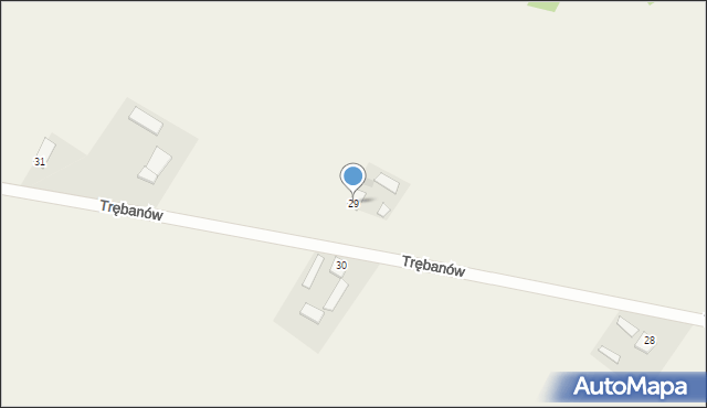 Trębanów, Trębanów, 29, mapa Trębanów