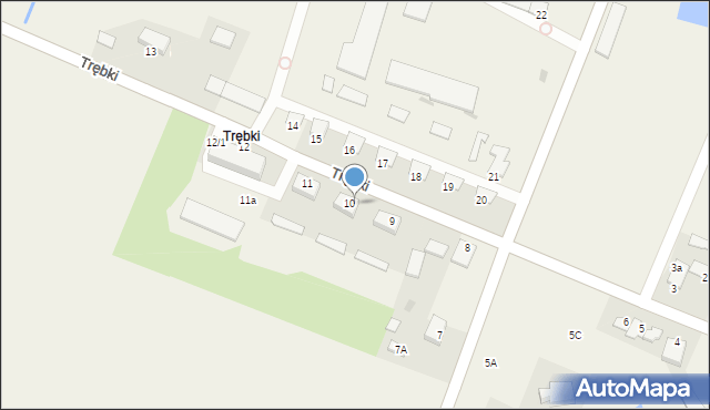 Trębki, Trębki, 10/4, mapa Trębki