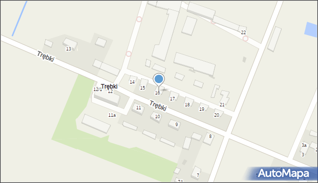 Trębki, Trębki, 16/1, mapa Trębki