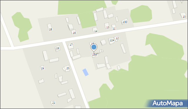 Treblinka, Treblinka, 15A, mapa Treblinka