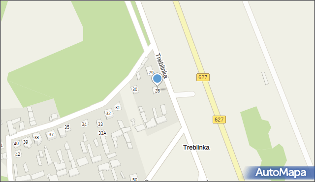 Treblinka, Treblinka, 28, mapa Treblinka