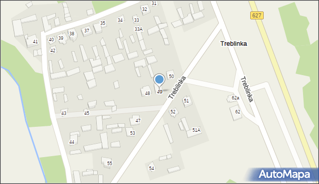 Treblinka, Treblinka, 49, mapa Treblinka