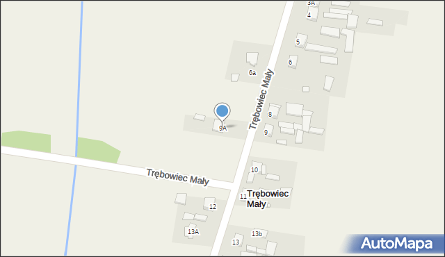 Trębowiec Mały, Trębowiec Mały, 9A, mapa Trębowiec Mały