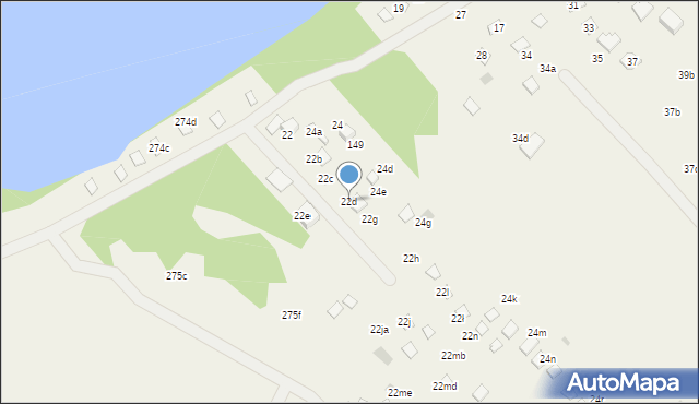 Tręby Stare, Tręby Stare, 22d, mapa Tręby Stare