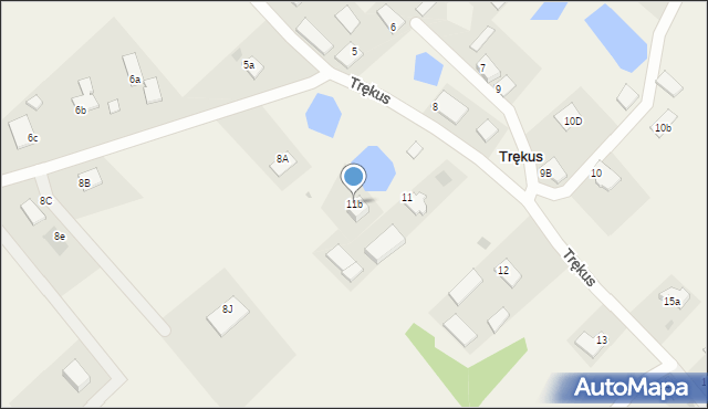 Trękus, Trękus, 11b, mapa Trękus