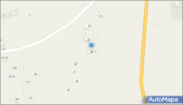 Trelkowo, Trelkówko, 2F, mapa Trelkowo