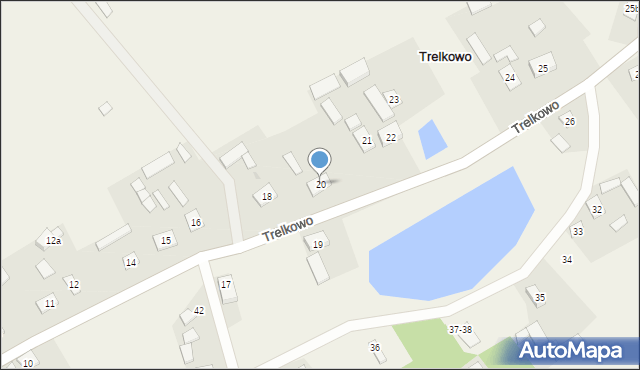 Trelkowo, Trelkowo, 20, mapa Trelkowo