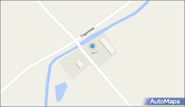 Trępnowy, Trępnowy, 15, mapa Trępnowy