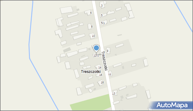 Treszczotki, Treszczotki, 12/1, mapa Treszczotki