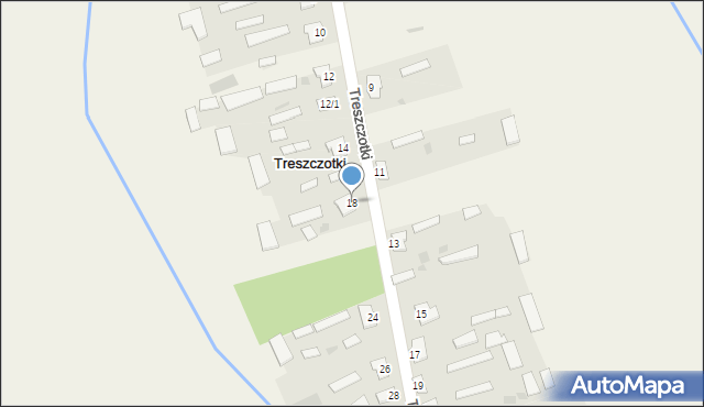 Treszczotki, Treszczotki, 18, mapa Treszczotki