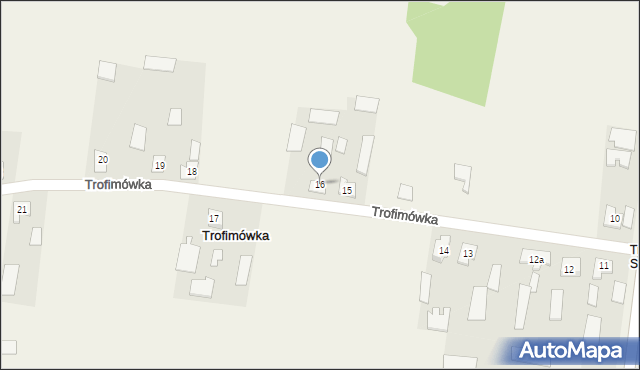 Trofimówka, Trofimówka, 16, mapa Trofimówka