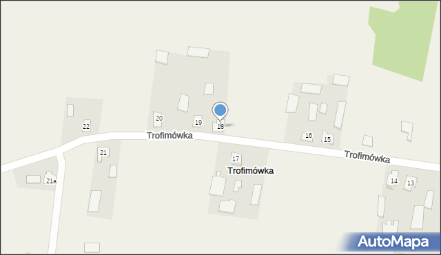 Trofimówka, Trofimówka, 18, mapa Trofimówka