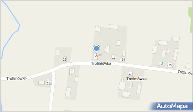 Trofimówka, Trofimówka, 20, mapa Trofimówka