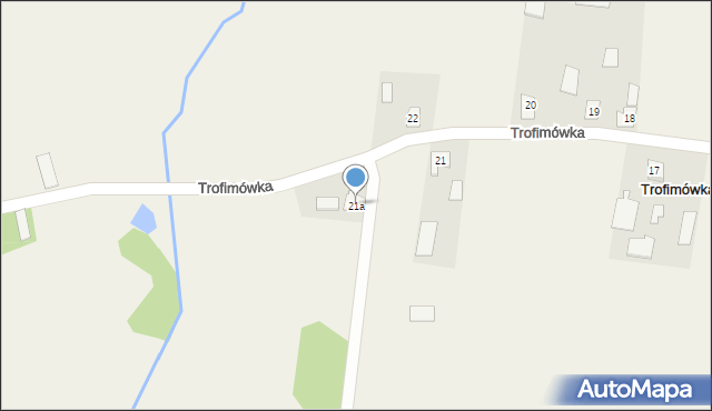 Trofimówka, Trofimówka, 21a, mapa Trofimówka