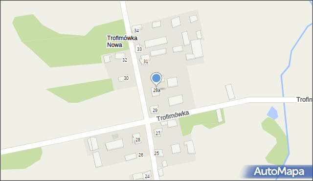 Trofimówka, Trofimówka, 29a, mapa Trofimówka