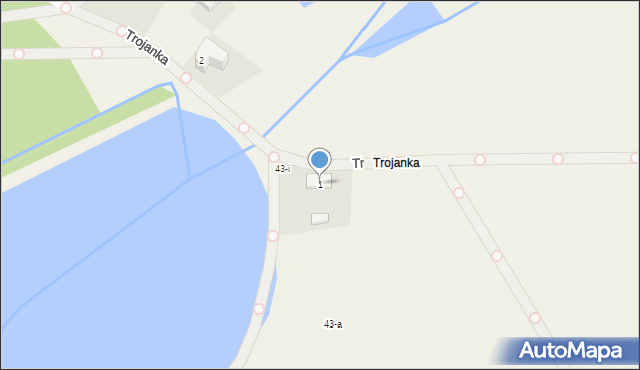 Trojanka, Trojanka, 1, mapa Trojanka