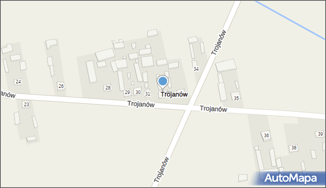 Trojanów, Trojanów, 32, mapa Trojanów