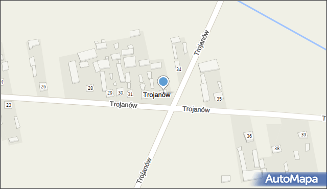 Trojanów, Trojanów, 33, mapa Trojanów